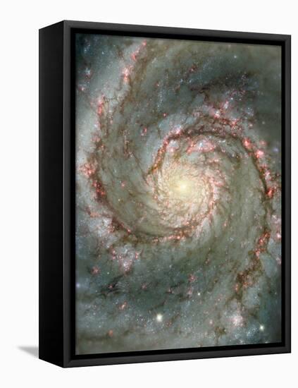 M51, Also Known As NGC 5194-Stocktrek Images-Framed Stretched Canvas