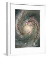 M51, Also Known As NGC 5194-Stocktrek Images-Framed Photographic Print