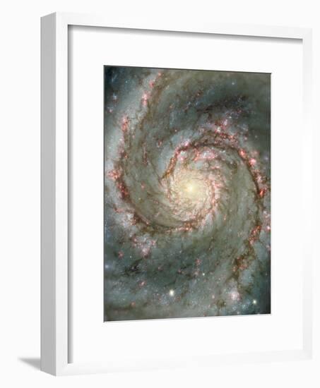 M51, Also Known As NGC 5194-Stocktrek Images-Framed Photographic Print