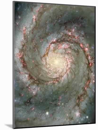 M51, Also Known As NGC 5194-Stocktrek Images-Mounted Photographic Print