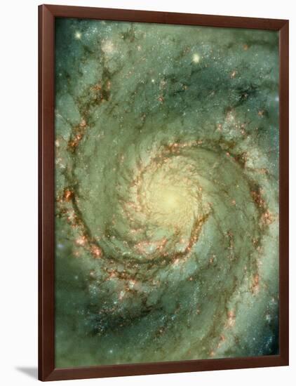 M51 Whirlpool Galaxy-null-Framed Photographic Print