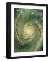M51 Whirlpool Galaxy-null-Framed Photographic Print