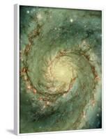 M51 Whirlpool Galaxy-null-Framed Photographic Print