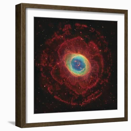 M57, the Ring Nebula-null-Framed Photographic Print