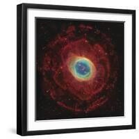 M57, the Ring Nebula-null-Framed Photographic Print