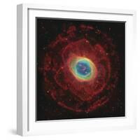 M57, the Ring Nebula-null-Framed Photographic Print