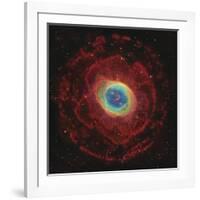 M57, the Ring Nebula-null-Framed Photographic Print