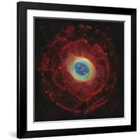 M57, the Ring Nebula-null-Framed Photographic Print