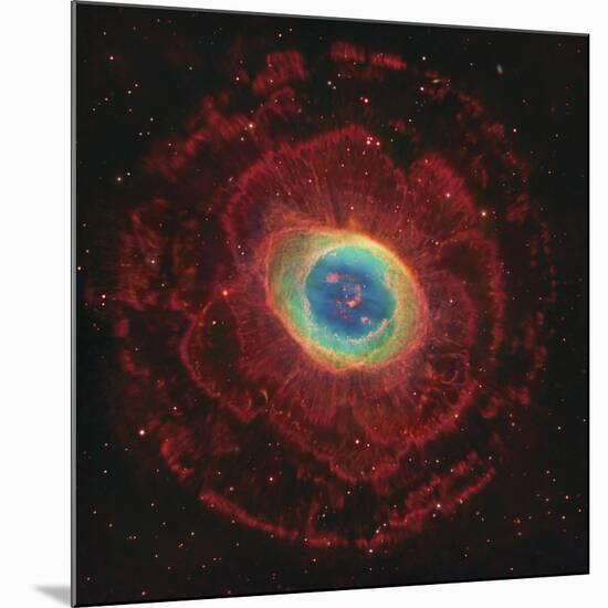 M57, the Ring Nebula-null-Mounted Photographic Print