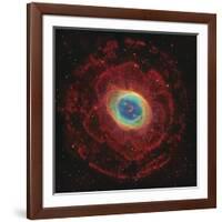 M57, the Ring Nebula-null-Framed Photographic Print
