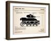 M5A1 Light Tank-Mark Rogan-Framed Art Print