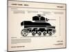 M5A1 Light Tank-Mark Rogan-Mounted Art Print