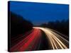 M6 Motorway at Dusk Near Juntion13, Staffordshire, England, United Kingdom, Europe-Chris Hepburn-Stretched Canvas