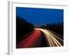 M6 Motorway at Dusk Near Juntion13, Staffordshire, England, United Kingdom, Europe-Chris Hepburn-Framed Photographic Print