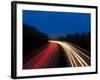 M6 Motorway at Dusk Near Juntion13, Staffordshire, England, United Kingdom, Europe-Chris Hepburn-Framed Photographic Print