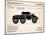 M8 Armored Car Greyhound-Mark Rogan-Mounted Art Print