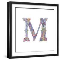 M-Green Girl-Framed Giclee Print