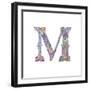 M-Green Girl-Framed Giclee Print