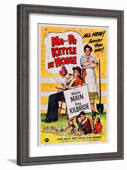 Ma and Pa Kettle at Home-null-Framed Art Print