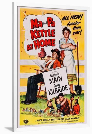 Ma and Pa Kettle at Home-null-Framed Art Print