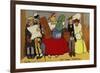 Ma Goes Shopping-Tom Browne-Framed Giclee Print