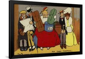 Ma Goes Shopping-Tom Browne-Framed Giclee Print