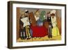 Ma Goes Shopping-Tom Browne-Framed Giclee Print