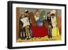 Ma Goes Shopping-Tom Browne-Framed Giclee Print