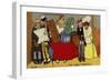 Ma Goes Shopping-Tom Browne-Framed Giclee Print