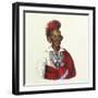 Ma-Ka-Tai-Me-She-Kiah (Black Hawk-A Saukie Brave)-Charles Bird King-Framed Giclee Print