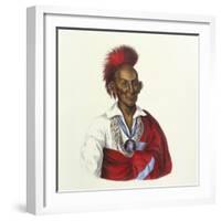 Ma-Ka-Tai-Me-She-Kiah (Black Hawk-A Saukie Brave)-Charles Bird King-Framed Giclee Print