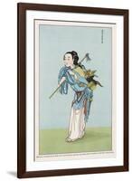 Ma-Kou a Chinese Divinity Who Studied Magical Practices and is Associated with Medicinal Herbs-null-Framed Art Print