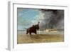 'Ma Robert' and Elephants in the Shallows of the Shire River, 1858-Thomas Baines-Framed Premium Giclee Print