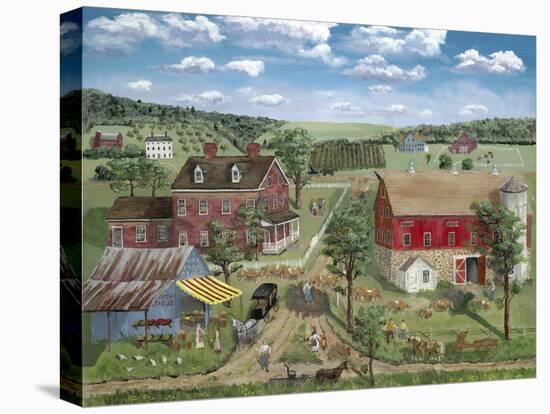 Ma's Farm Stand-Bob Fair-Stretched Canvas