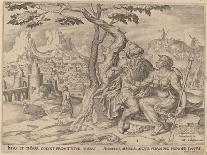 Samson Destroying the Temple, Death of Samson-Maarten van Heemskerck-Art Print