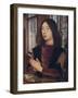 'Maarten van Nieuwenhove, from The Diptych of Maerten van Nieuwenhove', 1487-Hans Memling-Framed Giclee Print