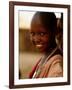 Maasai Girl, Masai Mara National Reserve, Kenya-Tom Cockrem-Framed Photographic Print