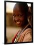 Maasai Girl, Masai Mara National Reserve, Kenya-Tom Cockrem-Framed Photographic Print