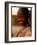 Maasai Girl, Masai Mara National Reserve, Kenya-Tom Cockrem-Framed Photographic Print