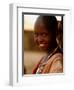 Maasai Girl, Masai Mara National Reserve, Kenya-Tom Cockrem-Framed Photographic Print