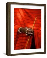 Maasai Teacher, Esetiti Nursery School, Amboseli National Park, Kenya-Alison Jones-Framed Photographic Print