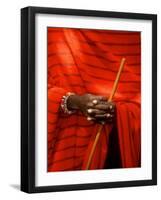 Maasai Teacher, Esetiti Nursery School, Amboseli National Park, Kenya-Alison Jones-Framed Photographic Print