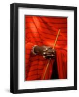 Maasai Teacher, Esetiti Nursery School, Amboseli National Park, Kenya-Alison Jones-Framed Photographic Print