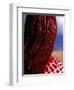 Maasai Warrior's Plaited Hair, Masai Mara National Reserve, Kenya-Tom Cockrem-Framed Premium Photographic Print