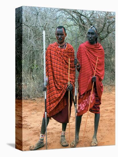 Maasai Warriors-null-Stretched Canvas