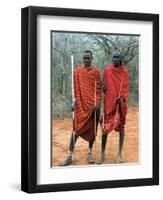 Maasai Warriors-null-Framed Photographic Print