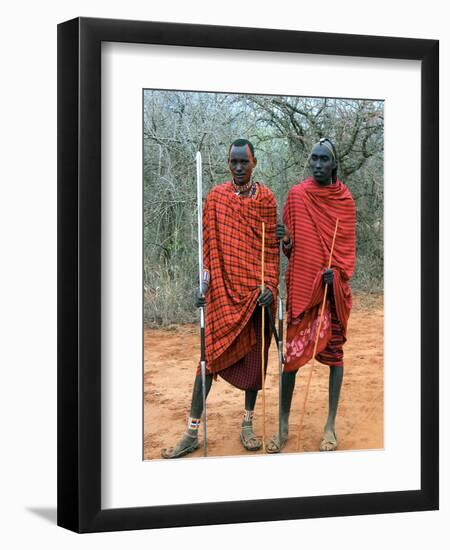 Maasai Warriors-null-Framed Photographic Print