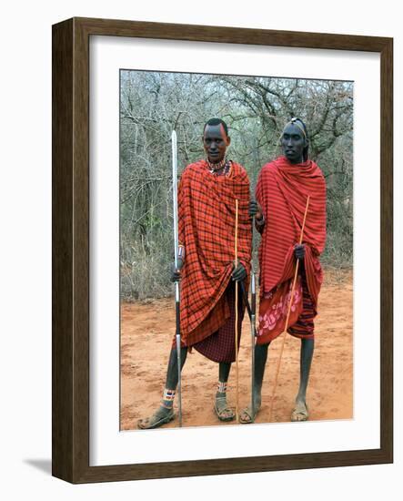 Maasai Warriors-null-Framed Photographic Print