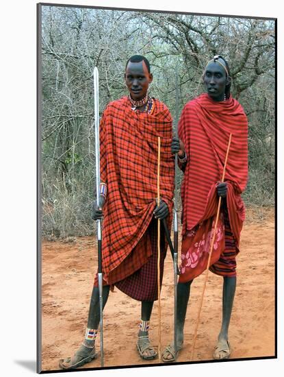 Maasai Warriors-null-Mounted Photographic Print