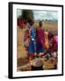 Maasai Women Cooking for Wedding Feast, Amboseli, Kenya-Alison Jones-Framed Premium Photographic Print